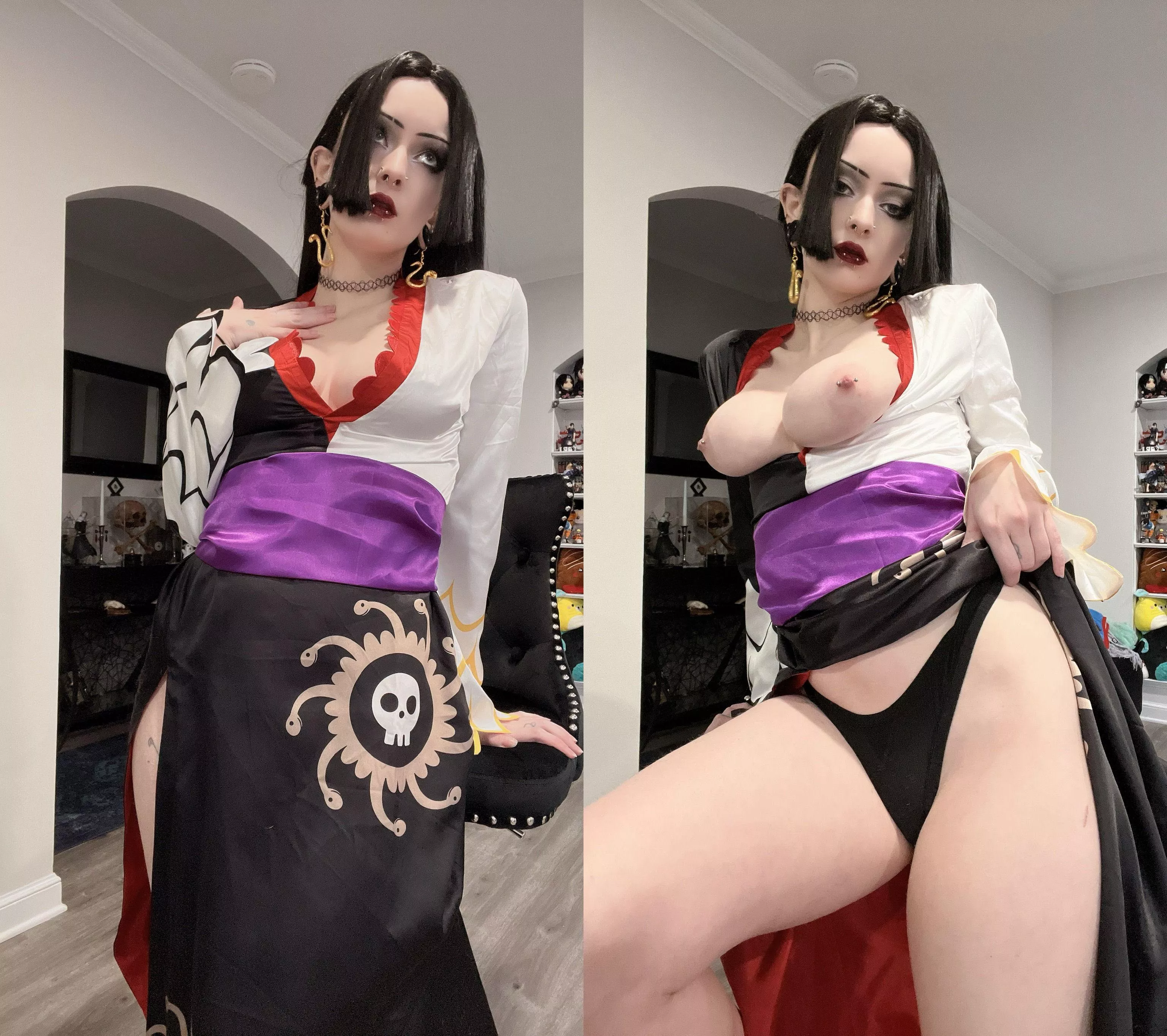 boa hancock from one piece by lonelyypluto