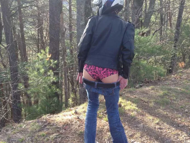 Flashing while Biking