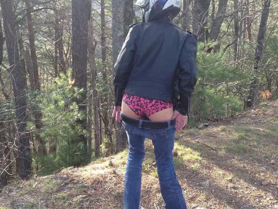 Flashing while Biking