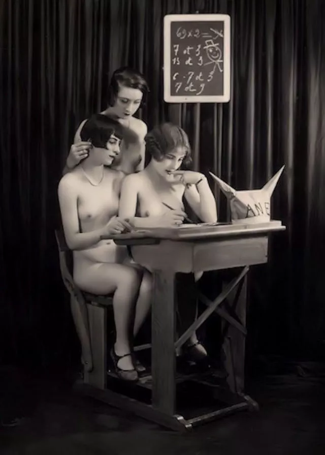 French studio nude... School Days