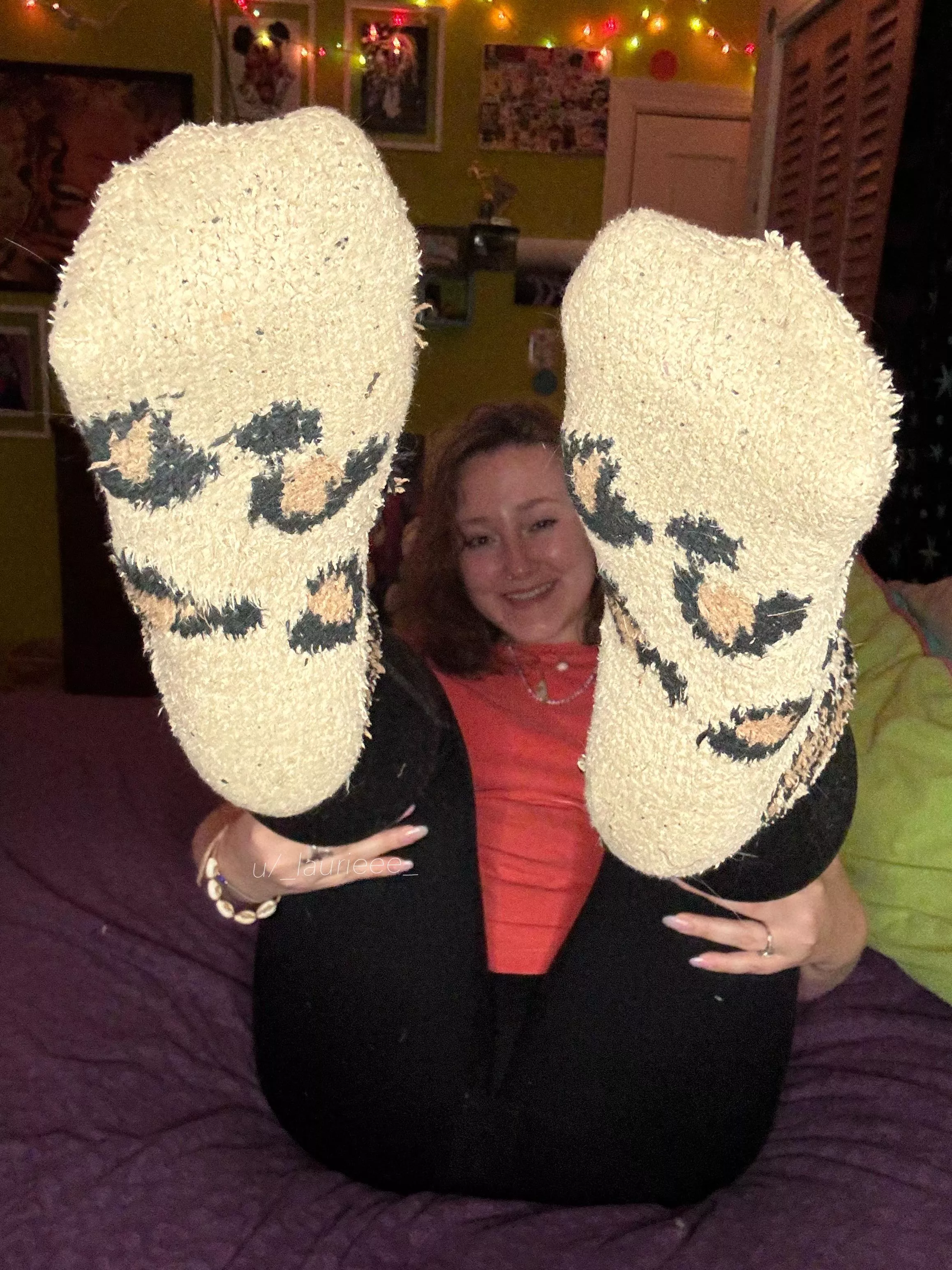 Fuzzy socks for your to smell! 