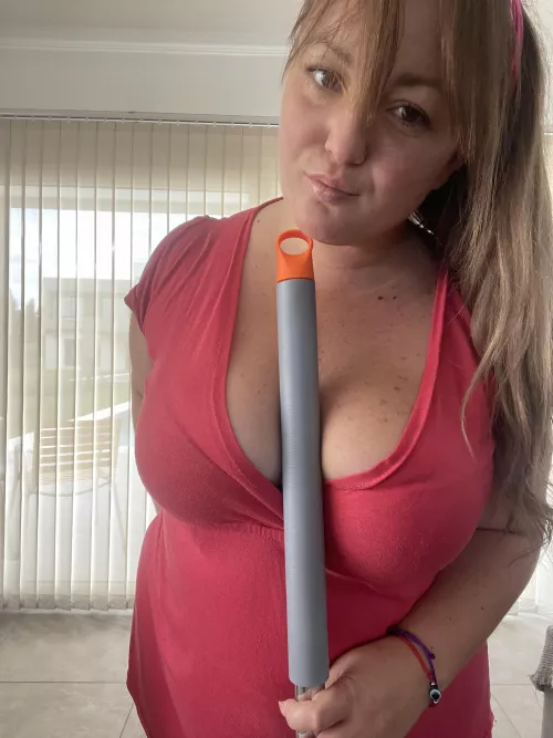 I was just doing the cleaning! 