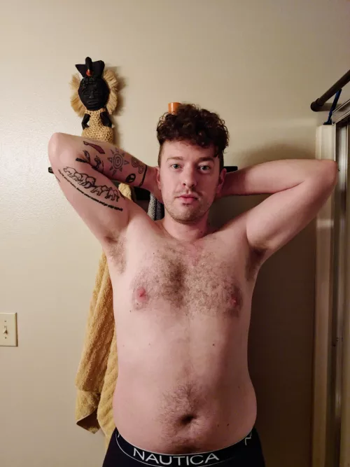 Just biked 10 miles...who wants to smell these sweaty pits? 