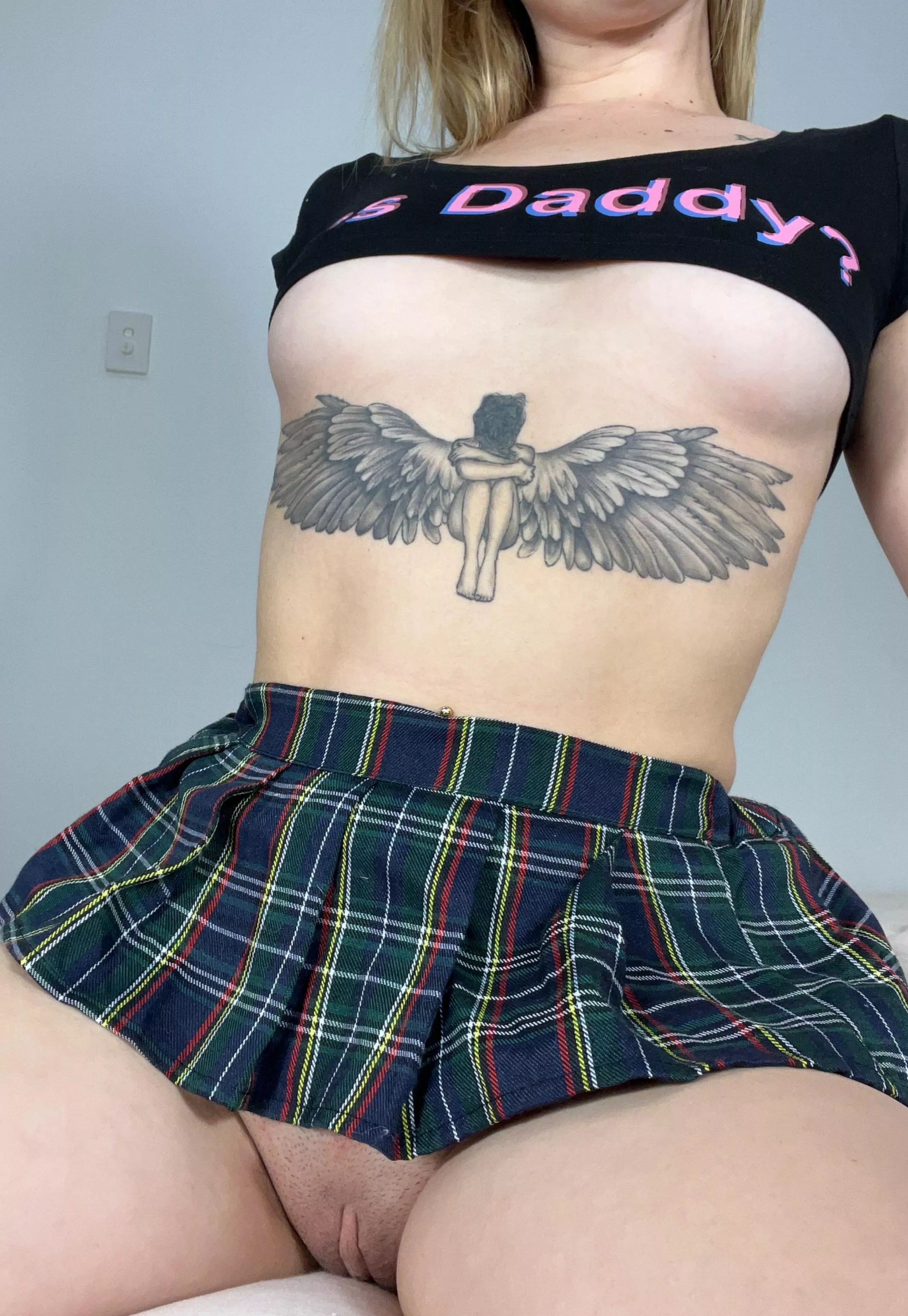 Number one rule of wearing skirts,,, NO PANTIES