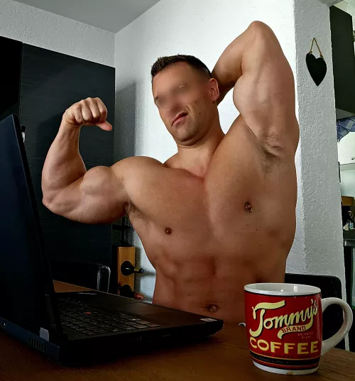 Pit sniffs or muscle worship?