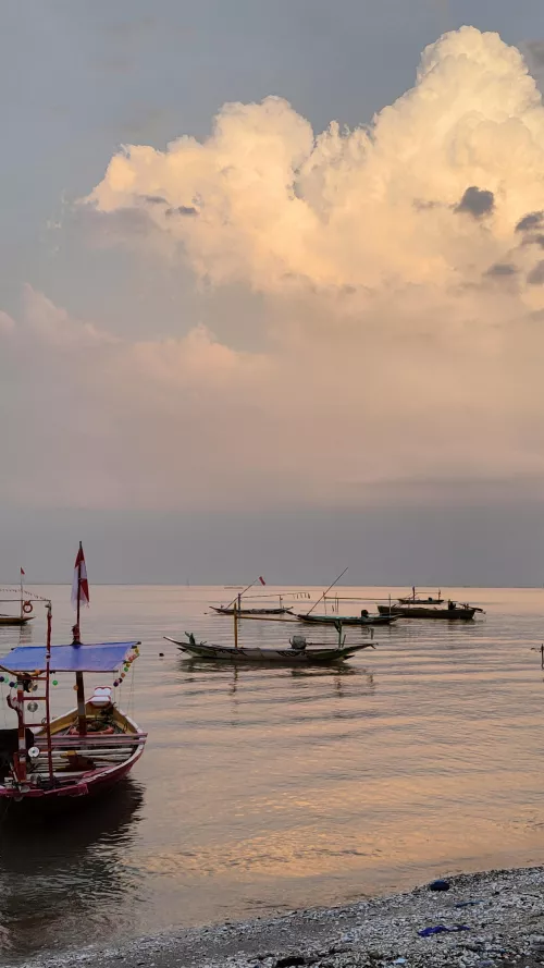 Sunset at Kenjeran Beach