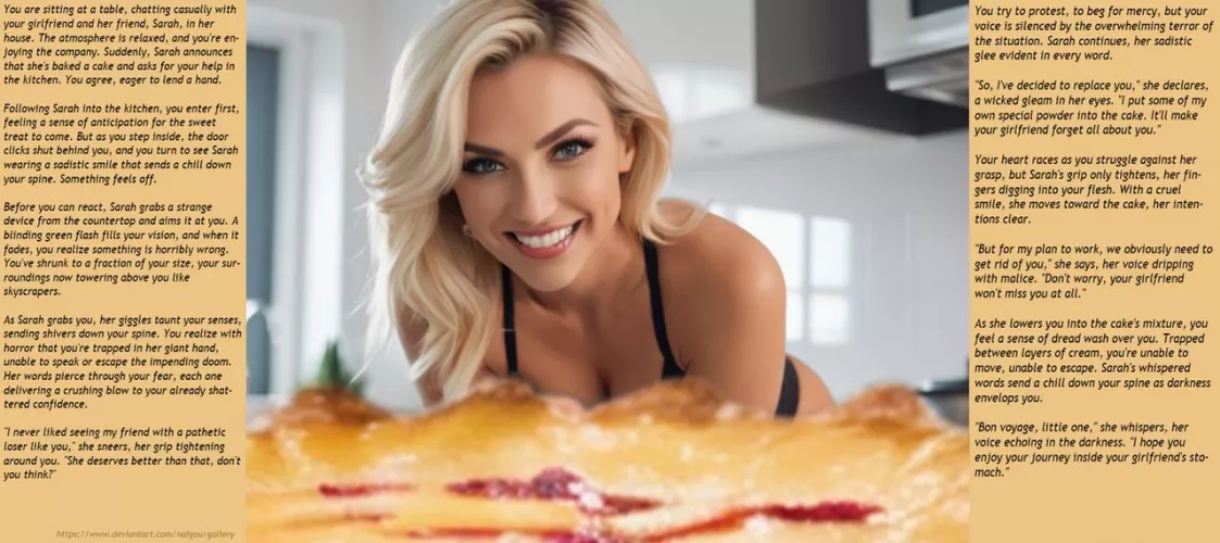 Trapped in your girlfriend's pie Part1