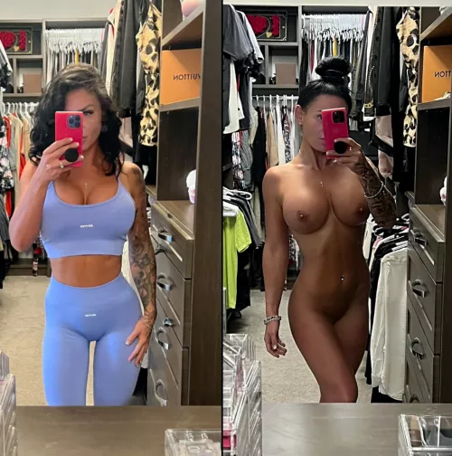 What the guys at my gym see VS what the guys of reddit see. Hopefully you like my uncovered DDs