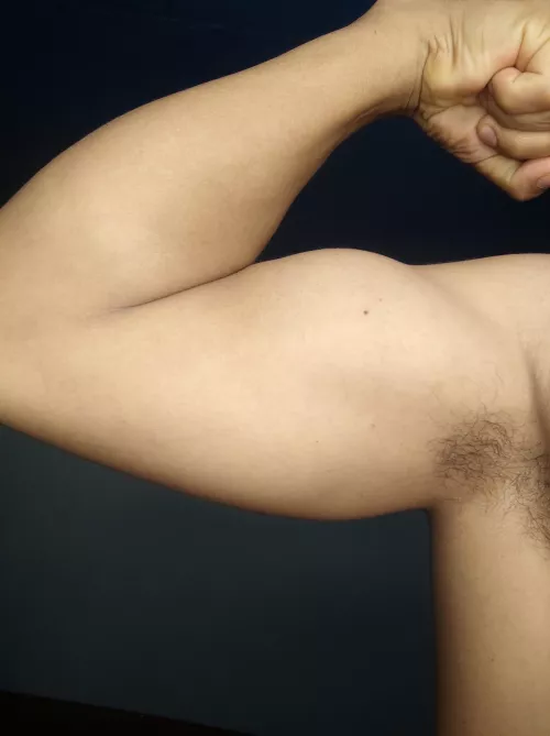 You notice that the hairs are growing