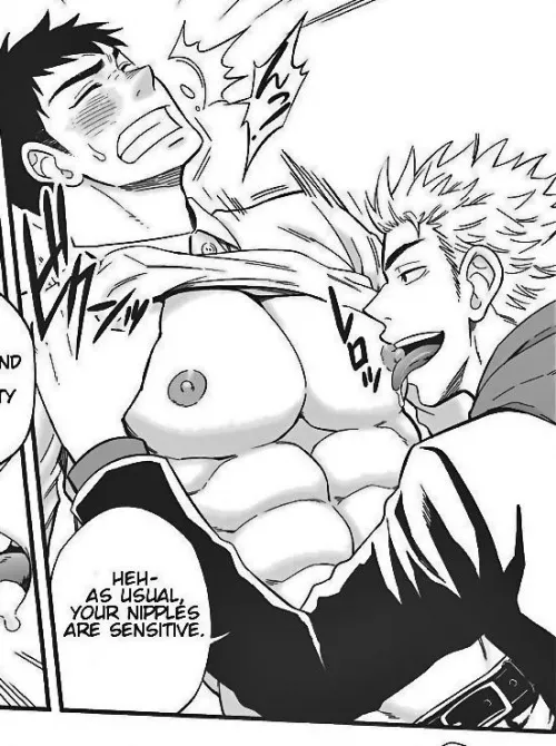 Your nipples are sensitive. (Artist: Draw Two)