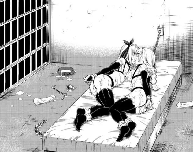 After being taken prisoner, they were shackled in a cell and kept as freeuse slaves. (eudetenis)