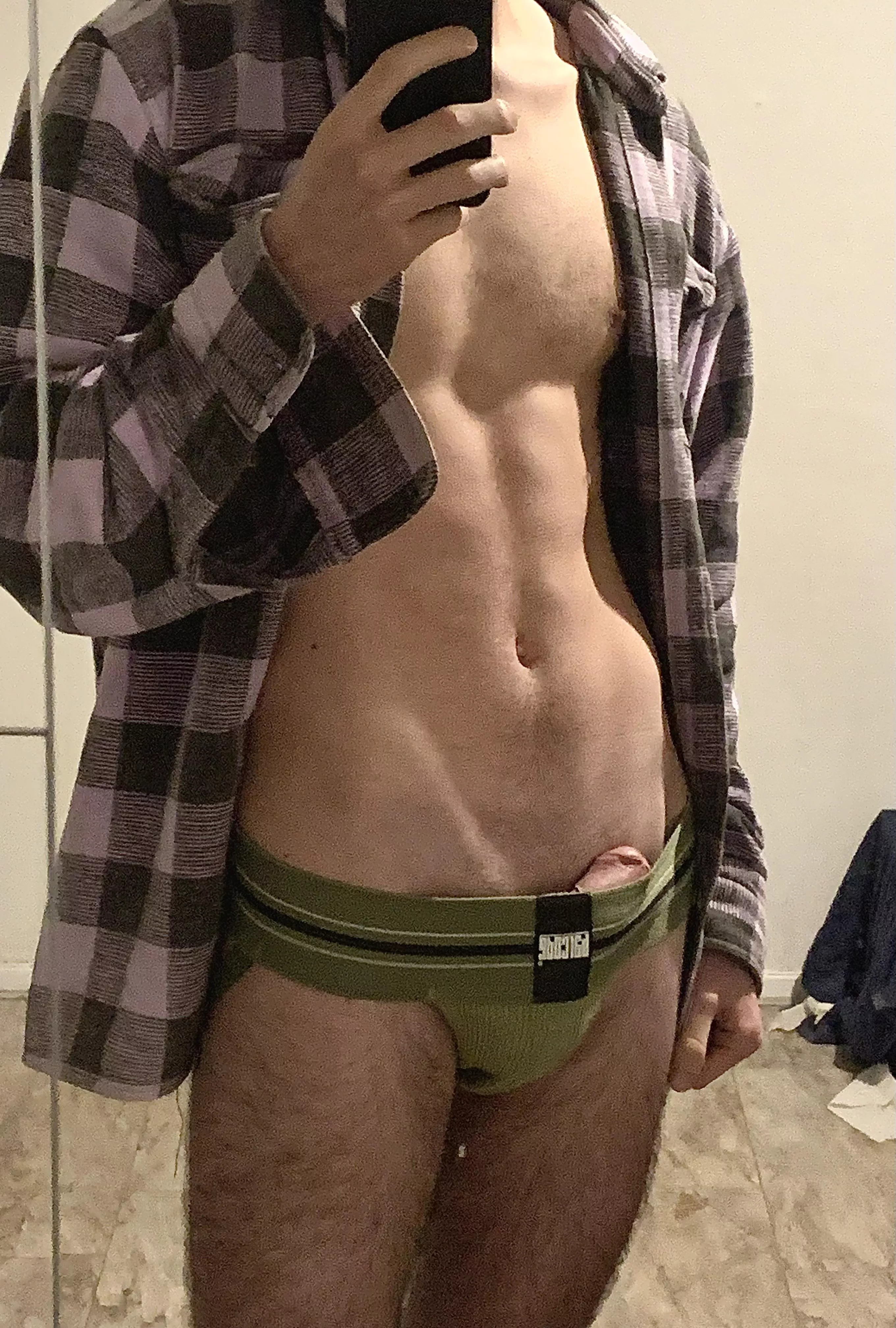 Always get way too excited when wearing jockstraps 