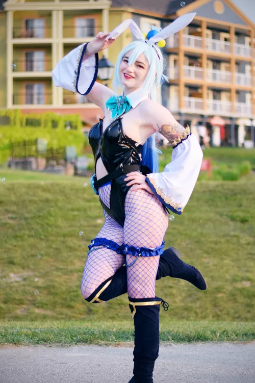 Aqua from Konosuba by elle.chu