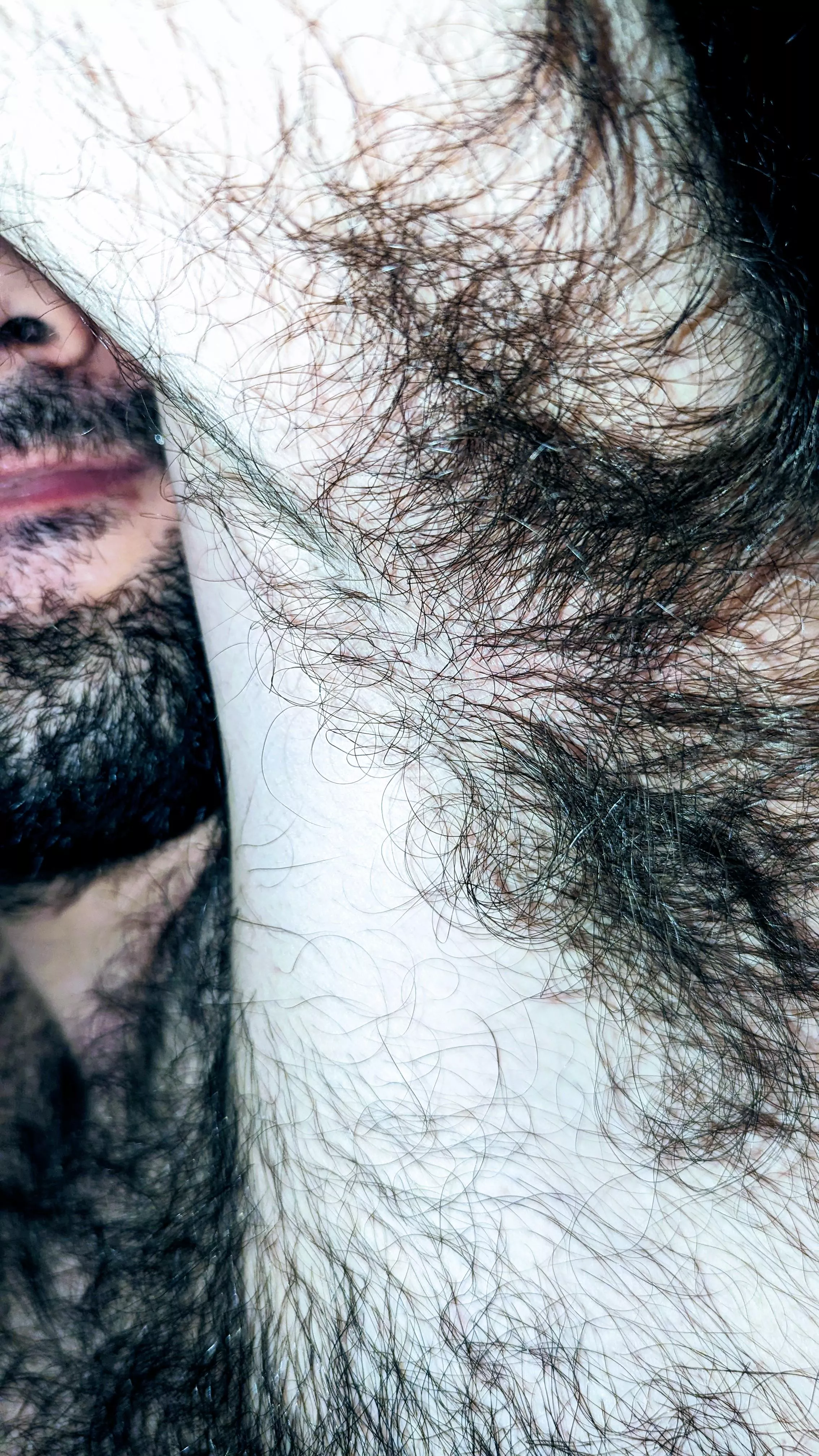 Armpit and a lil smile.