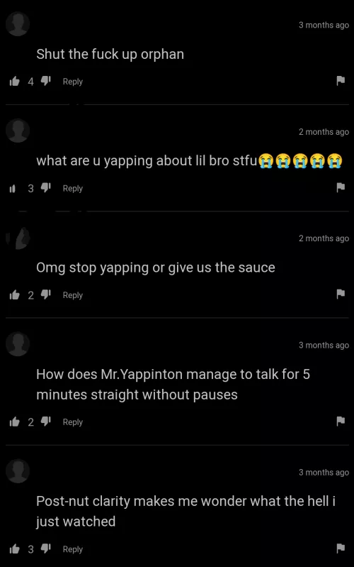 Bro all he said was one sentence 😭