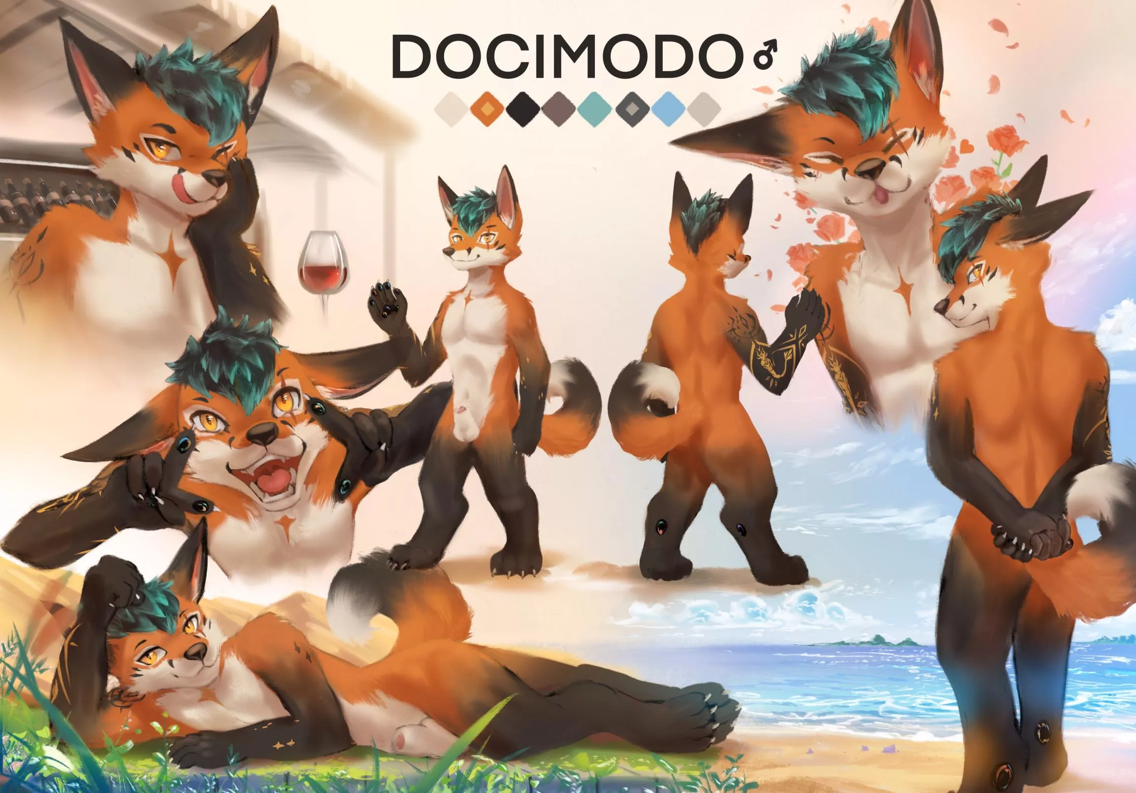 [CM] Saracen Ref Sheet @Stampmats