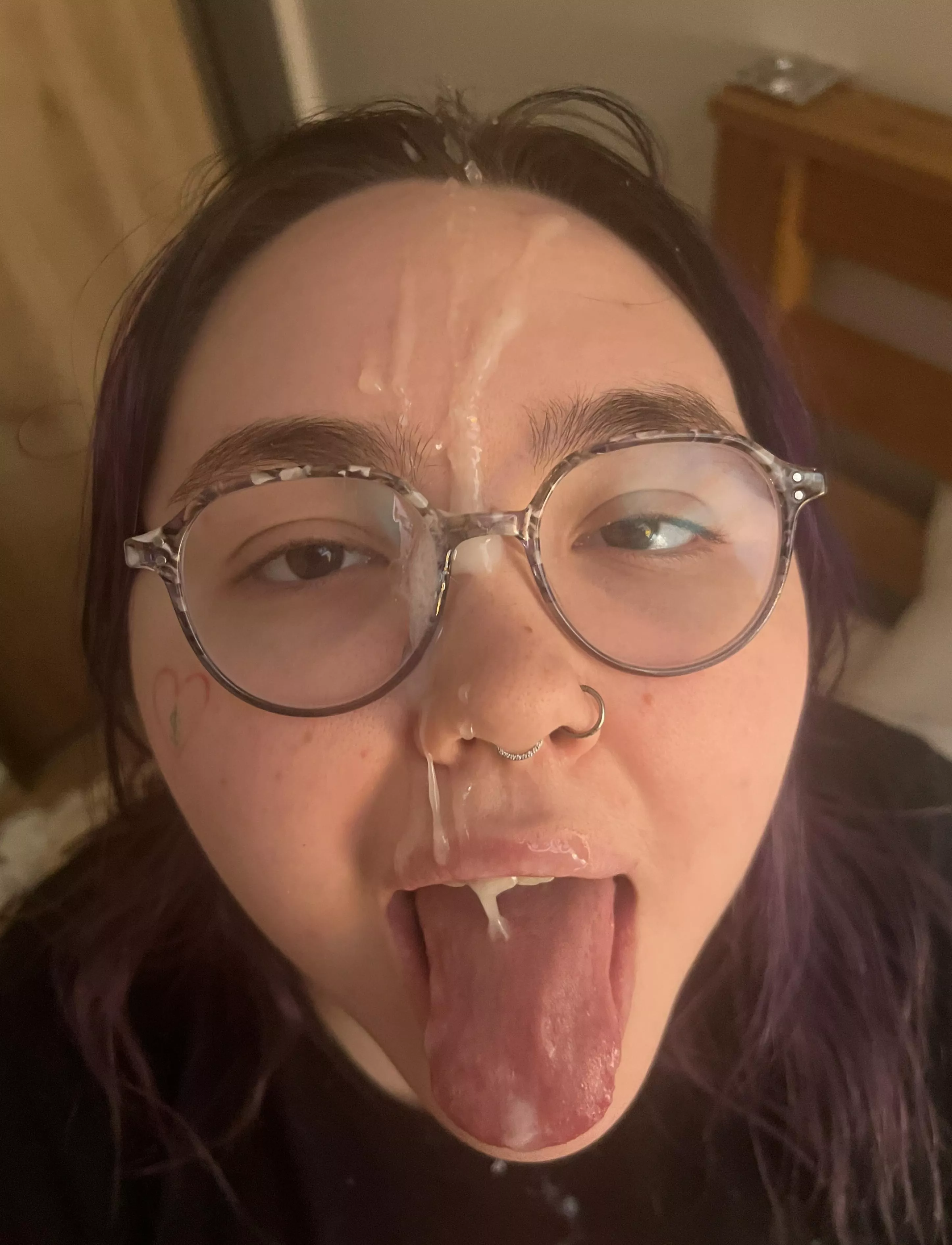 Cum on face is the best beauty product