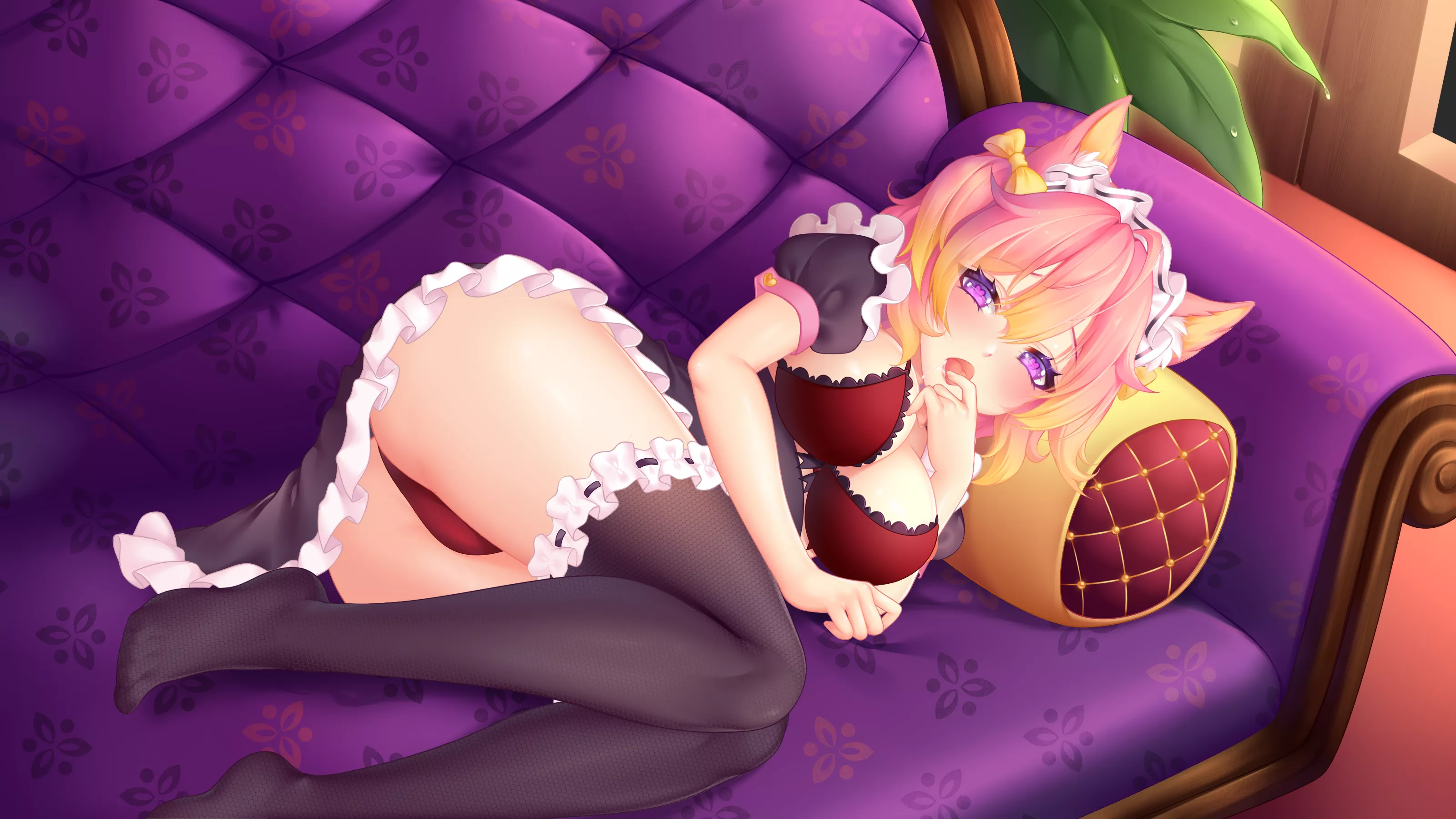 Cute maid wants her Daddy [Horny Suika: Wet Watermelon]