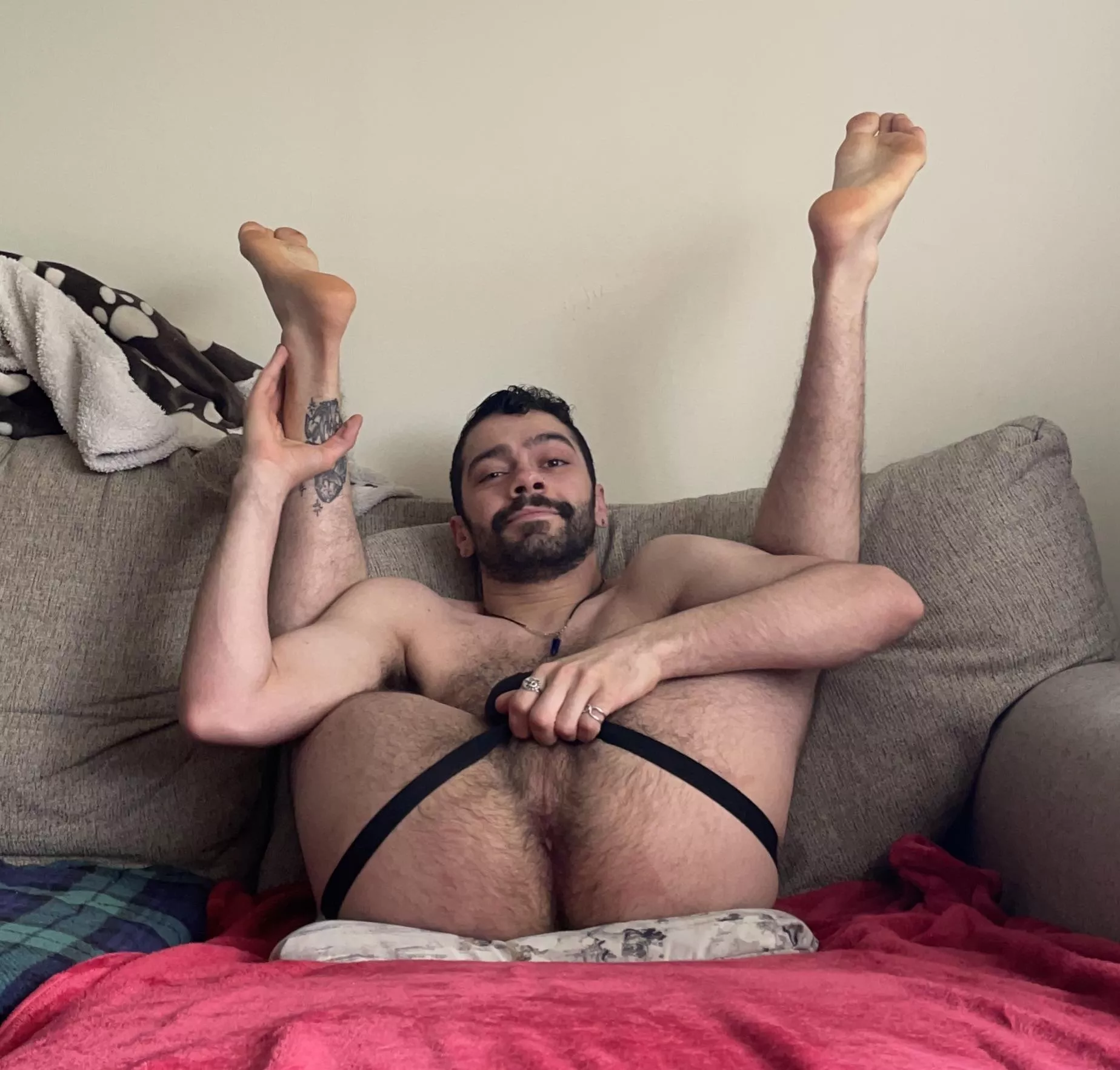 Do you like it better with my legs up?