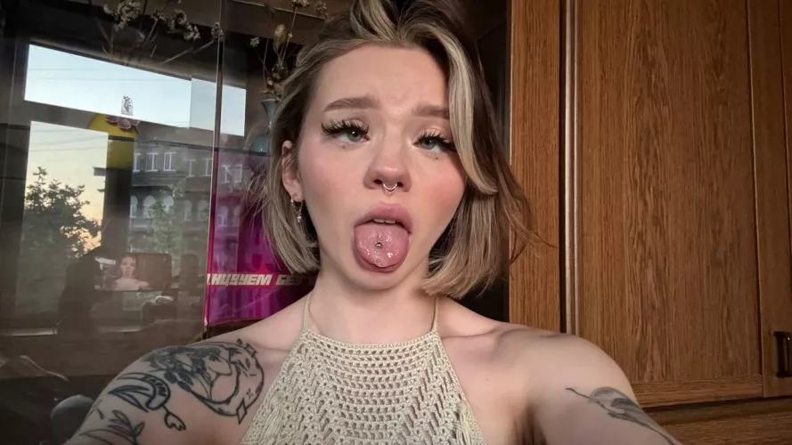 do you like my ahegao face?