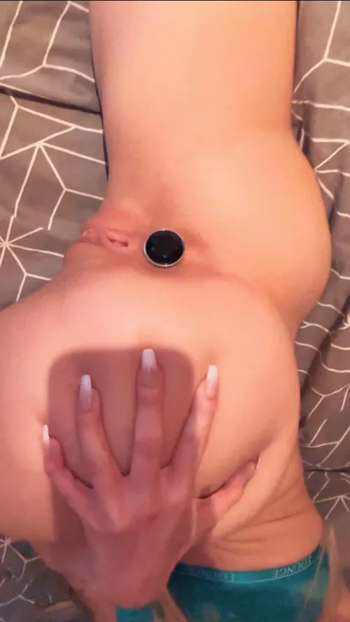 exchange the plug with your dick