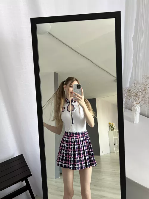 I feel very naughty when I wear a plaid skirt