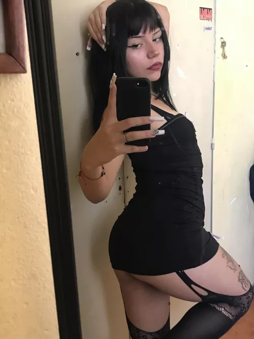 I was thinking about wearing this tight dress if u asked me out...