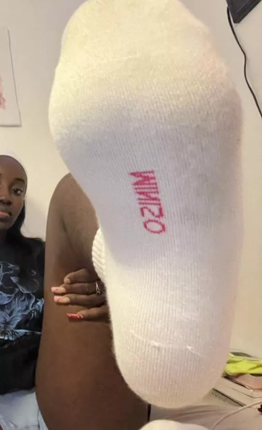 Imagine having these socks in your face 