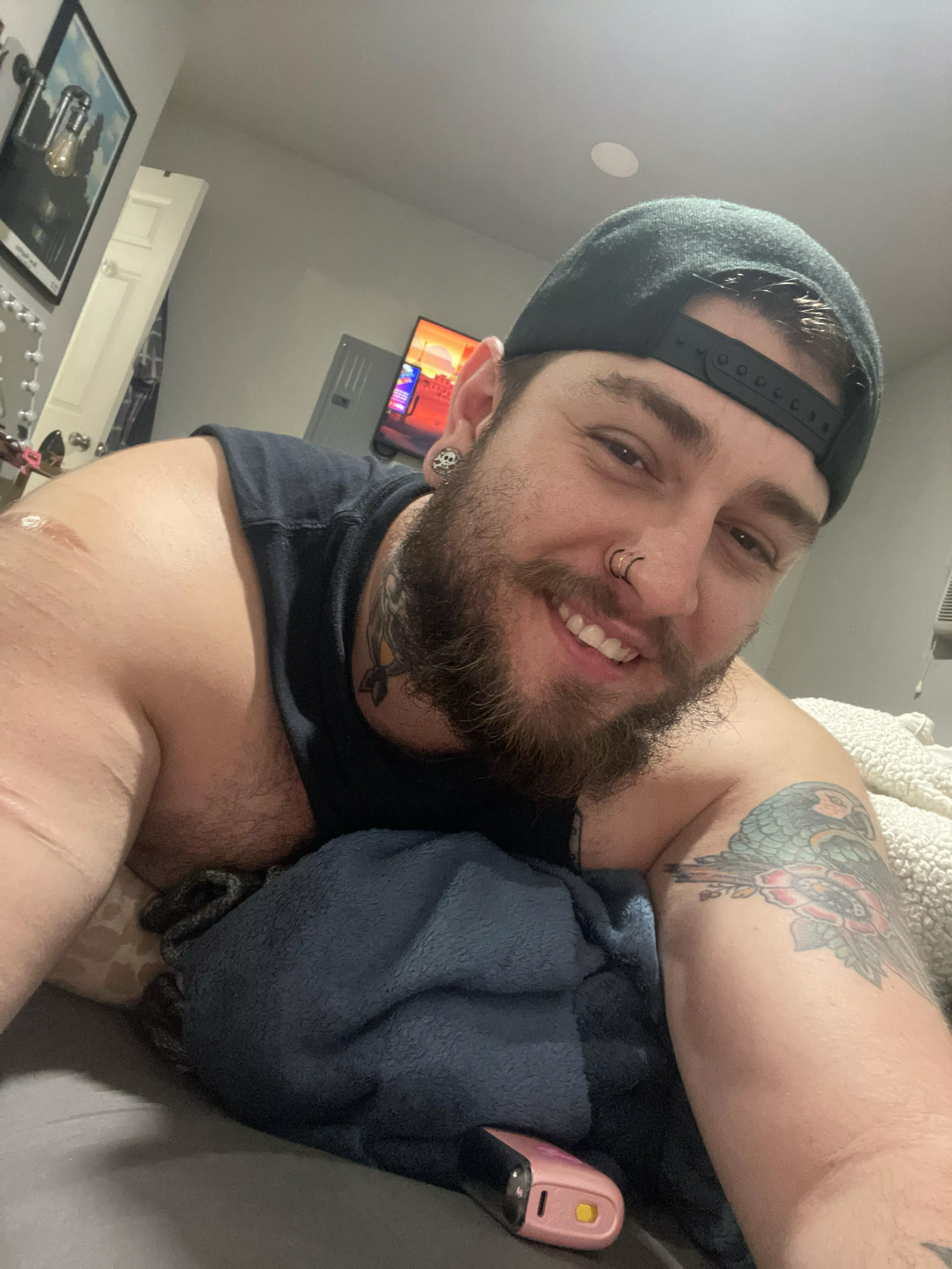 Just happy to be here 