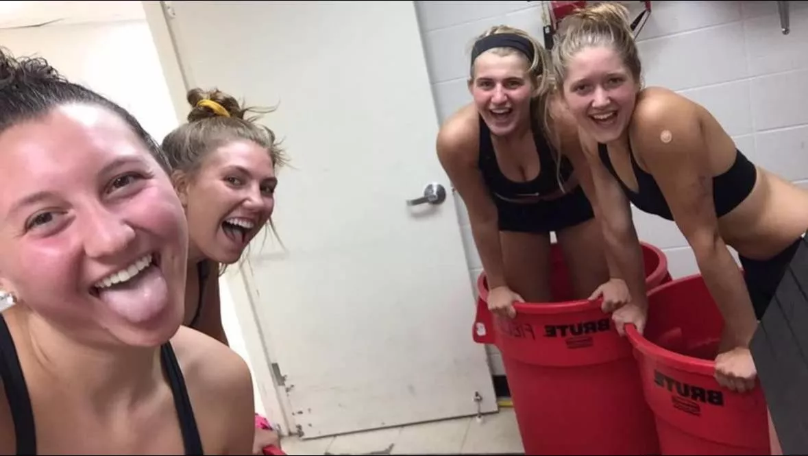 Line these volleyball girls up in the order you’d want to rail them in the locker room