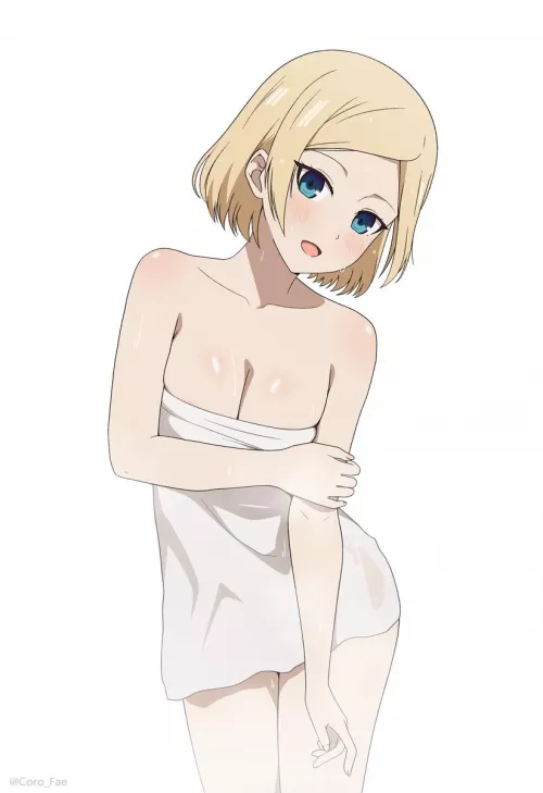 Nao Hayasaka After Getting Out Of The Shower