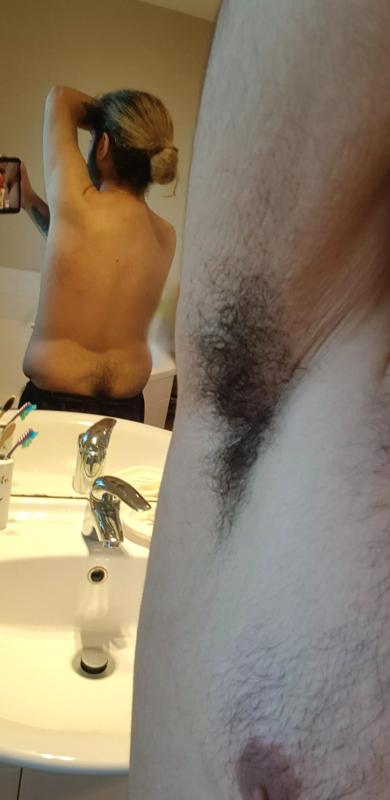 Pre shower pit, who wants a sniff