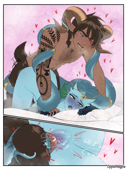 Satyr and a Triton (OppaiMagpie)