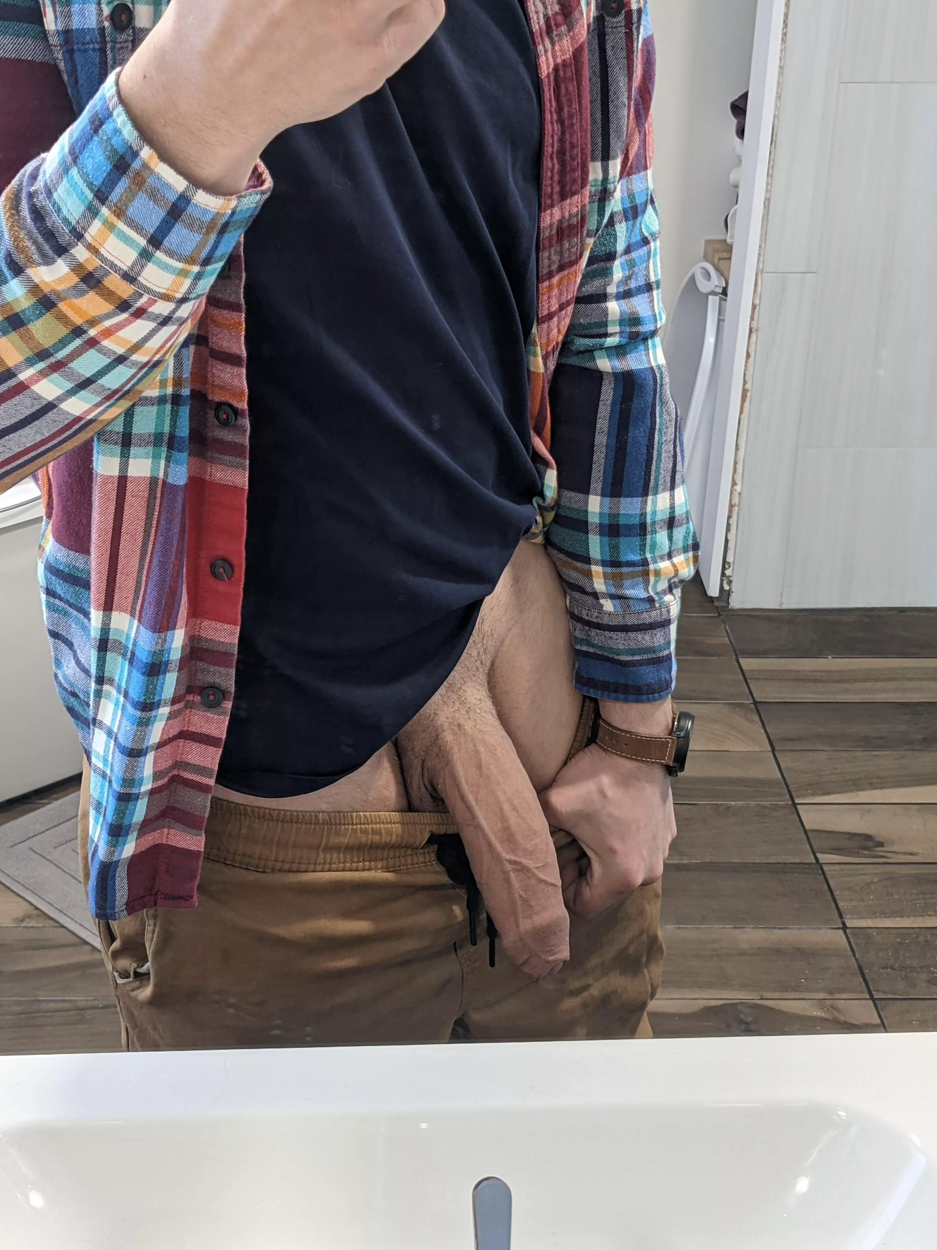 What do you think of my big uncut cock?