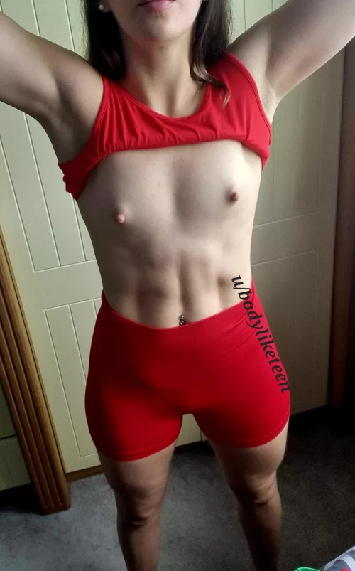 What's your first thought when you see my flat chest? 