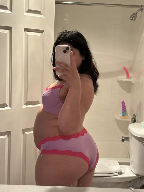 Which is cuter? My tummy or my ass?