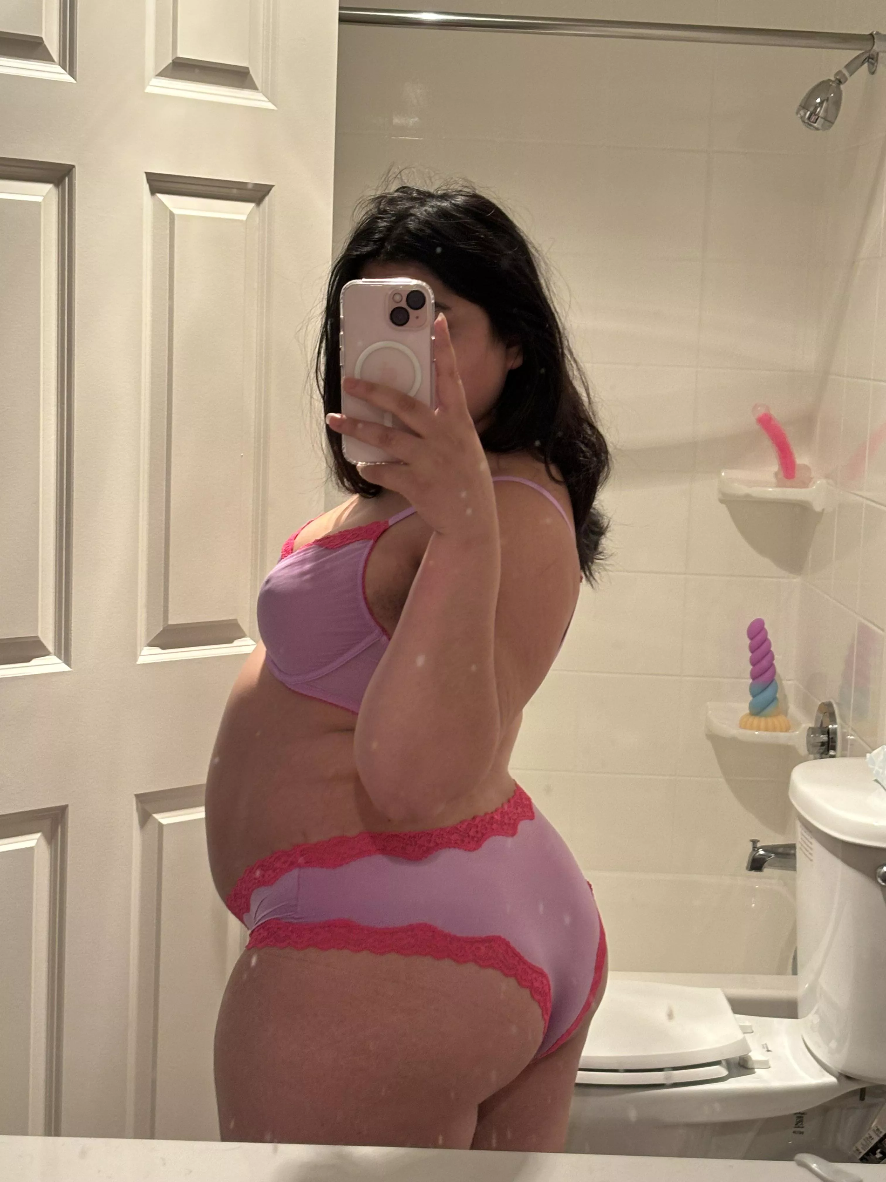 Which is cuter? My tummy or my ass?