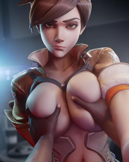 You may touch them, though Tracer doesn’t look happy about it. (Breadblack)