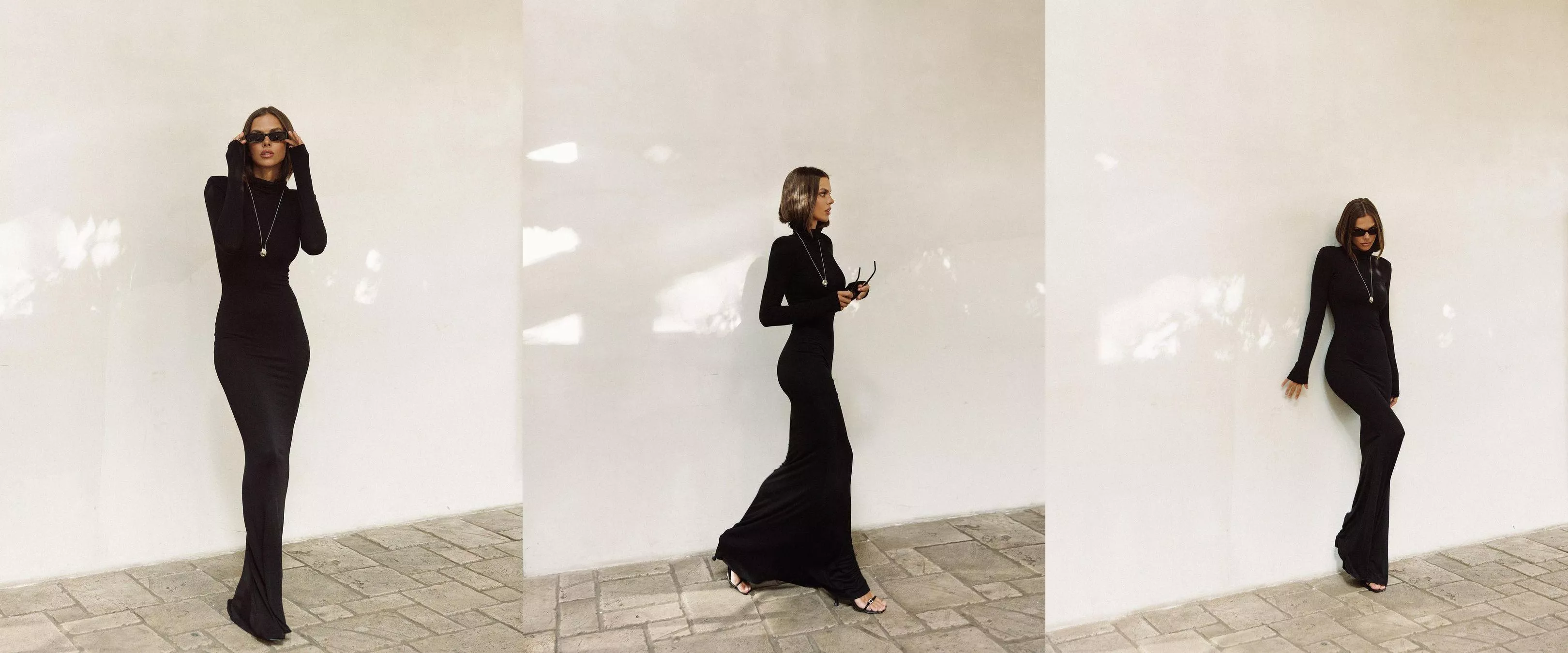 3 in 1 - in long black dress