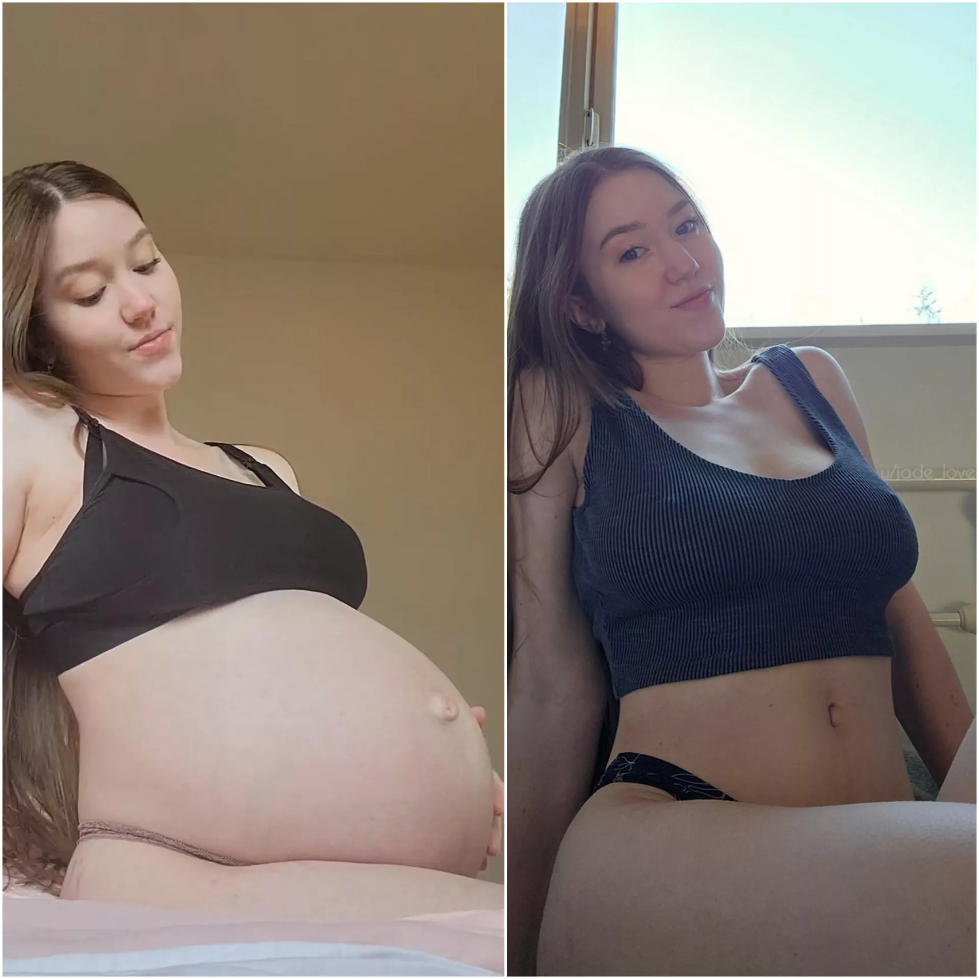 9 months pregnant vs Ready for another bump