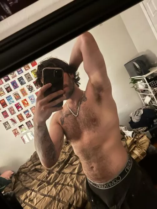 airing out after a shower