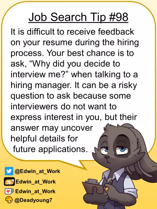 Ask The Interviewer Why You Are Interesting!