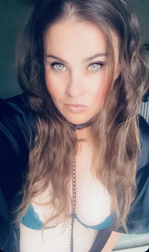 Chained up….two guys at both ends of me…my dream come true. 