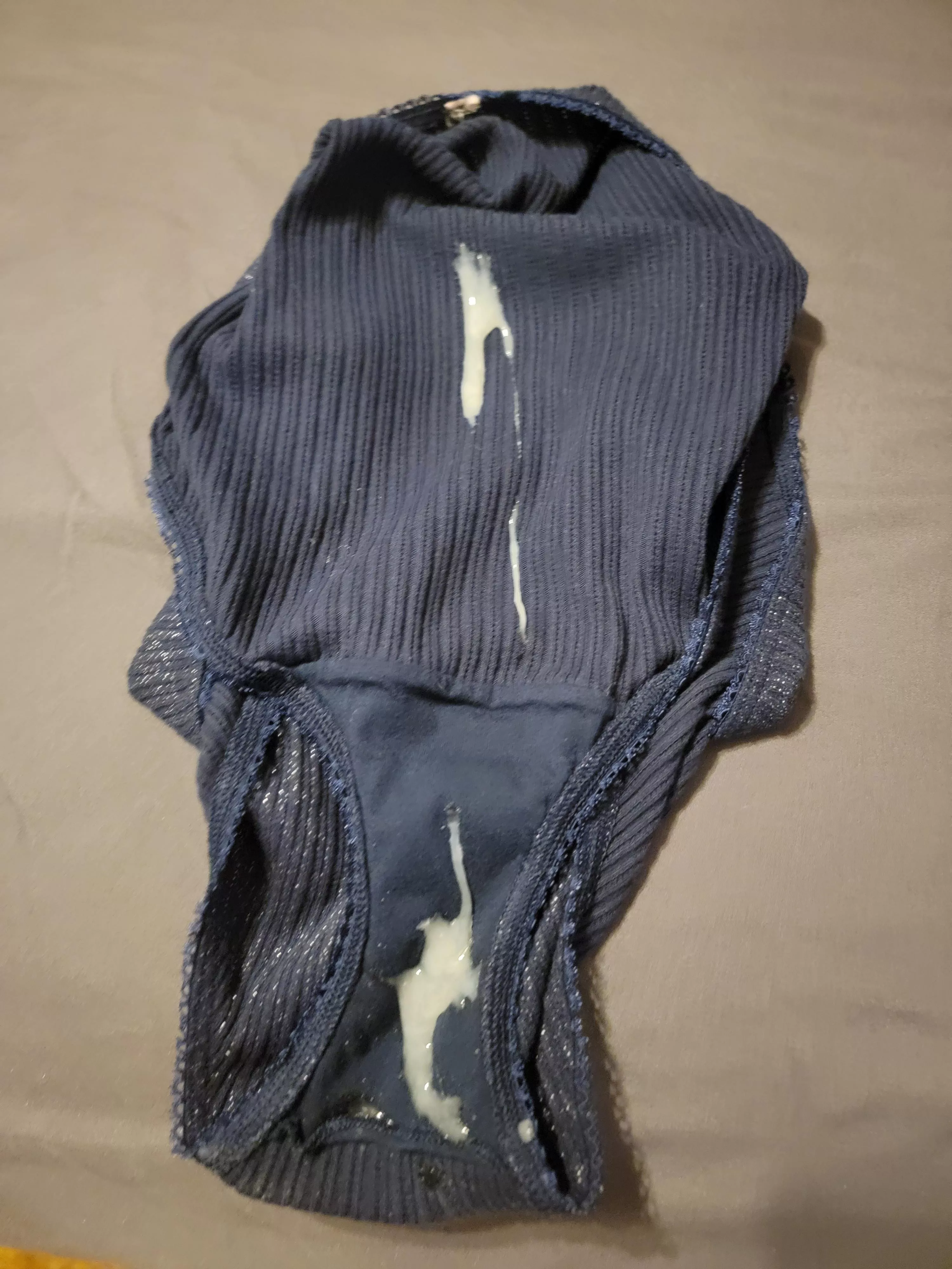 Cumshot in panties