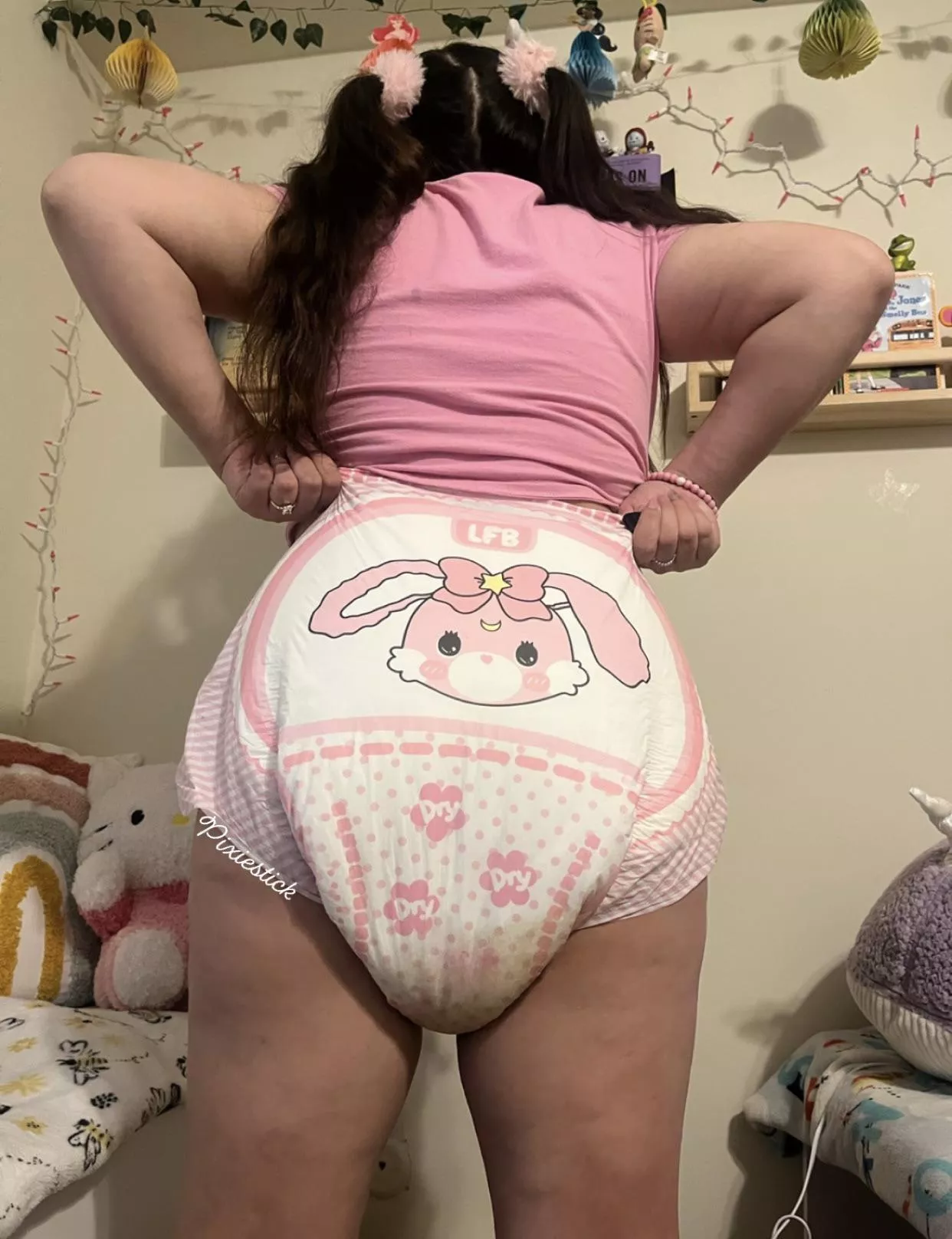 Forever hiking up my diaper to hide the fact that I NEED a change 😅😅