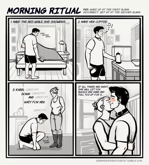 Good boys make sure the day starts with service 