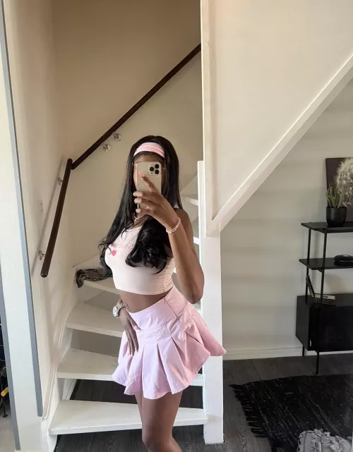 Got some fun summer plans for us under my skirt 