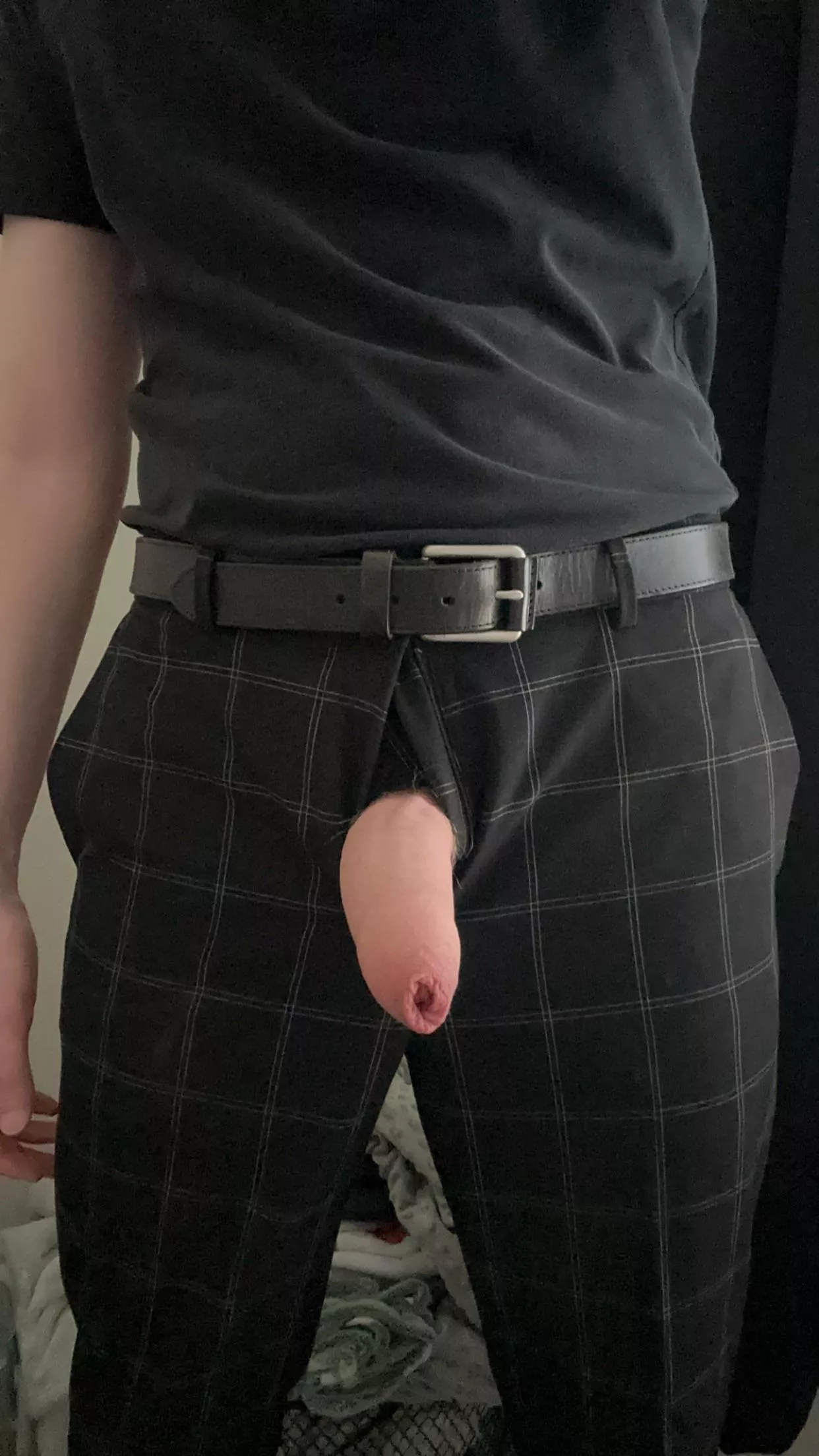 I had to let it out of my work pants