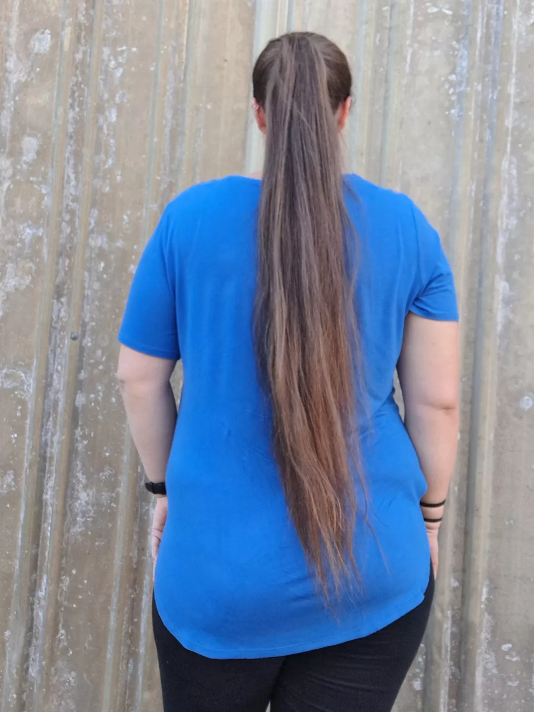 I just love how long my hair is 
