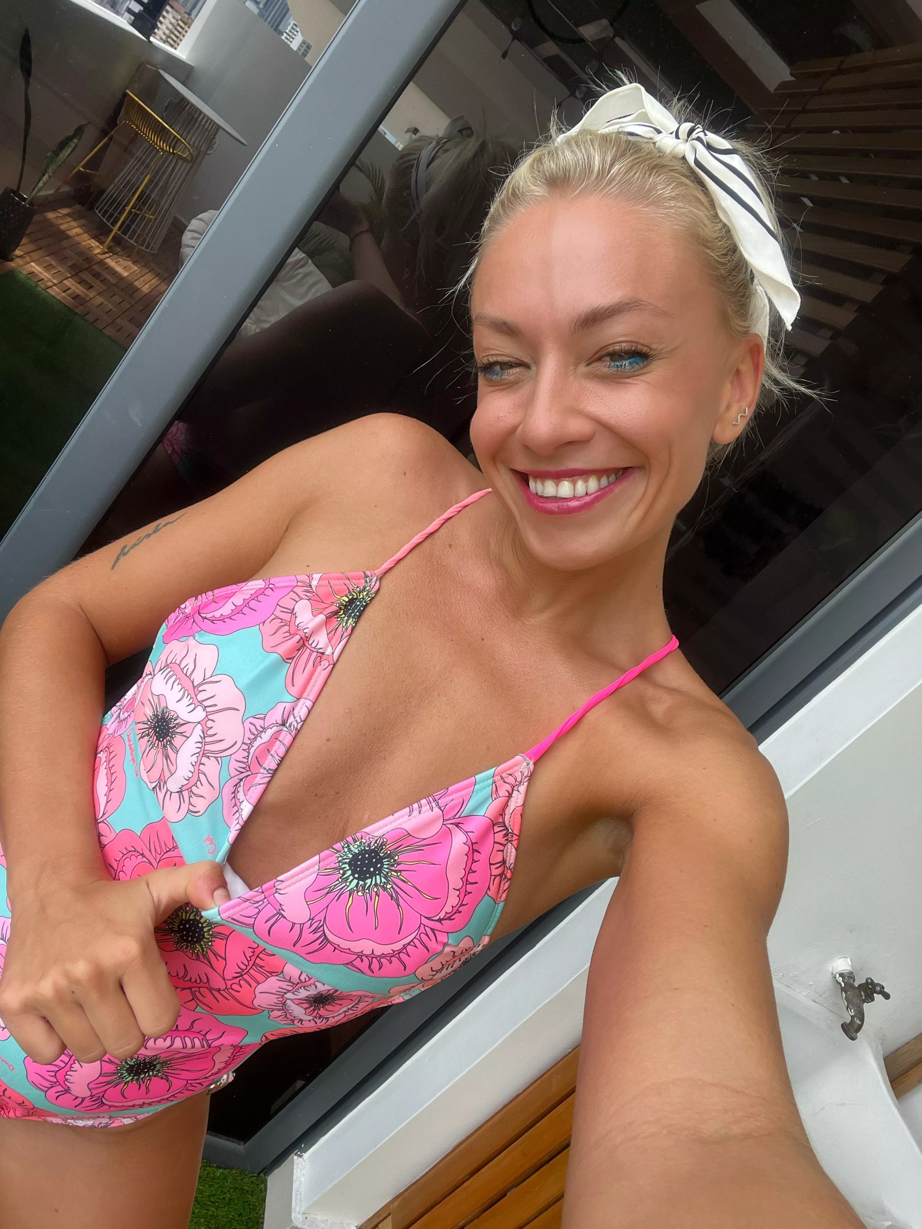 If you are my neighbor and you see me on the patio naked, feel free to watch